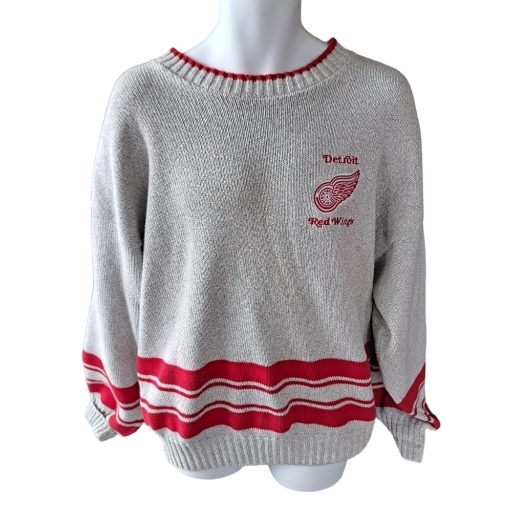 VTG HEADLINE SPORTS Canada Detroit Red Wings NHL Cotton sweater old school XL
